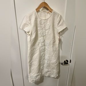 Etcetera White Cotton Floral Dress